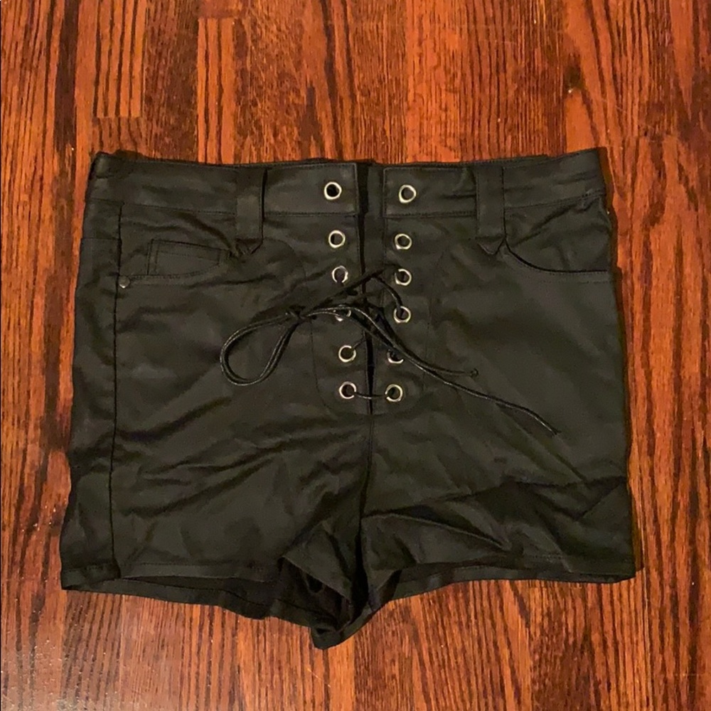 Leather Shorts